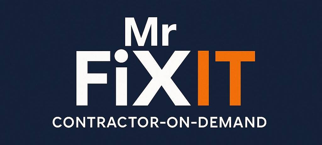 Mr FiXiT contractor holding a wrench with confidence